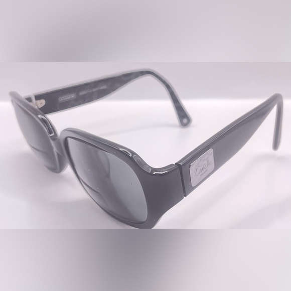 Coach Georgette Black Oval Sunglasses Frames Only - Picture 2 of 8